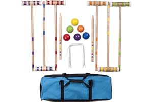 Hey! Play! Complete Croquet Set with Carrying Case