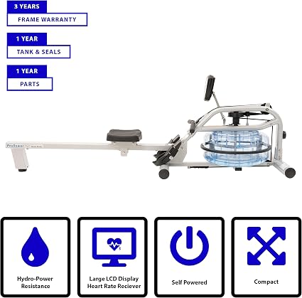 Hci Fitness Prorower Rx 750 Prorower Indoor Water Rowing Machine