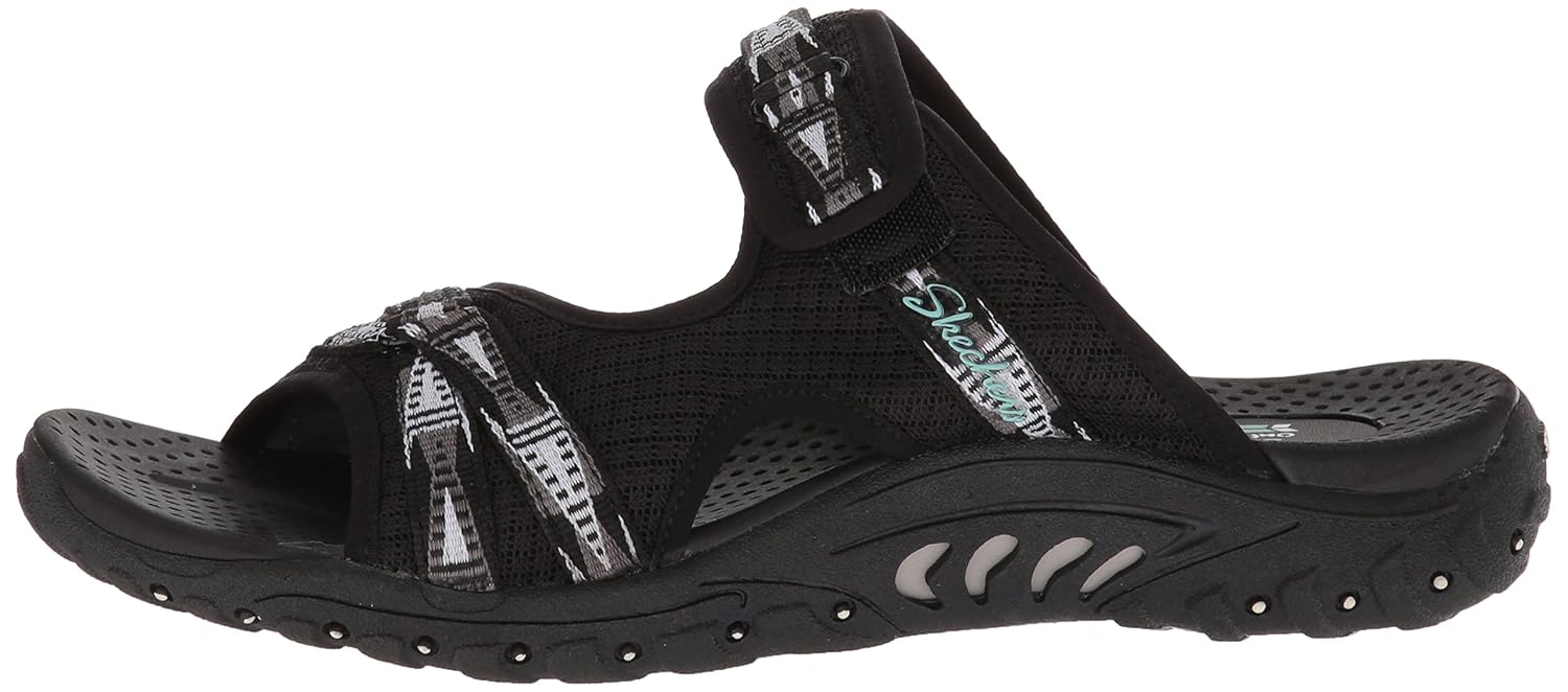 skechers reggae fizzle womens slides sandals