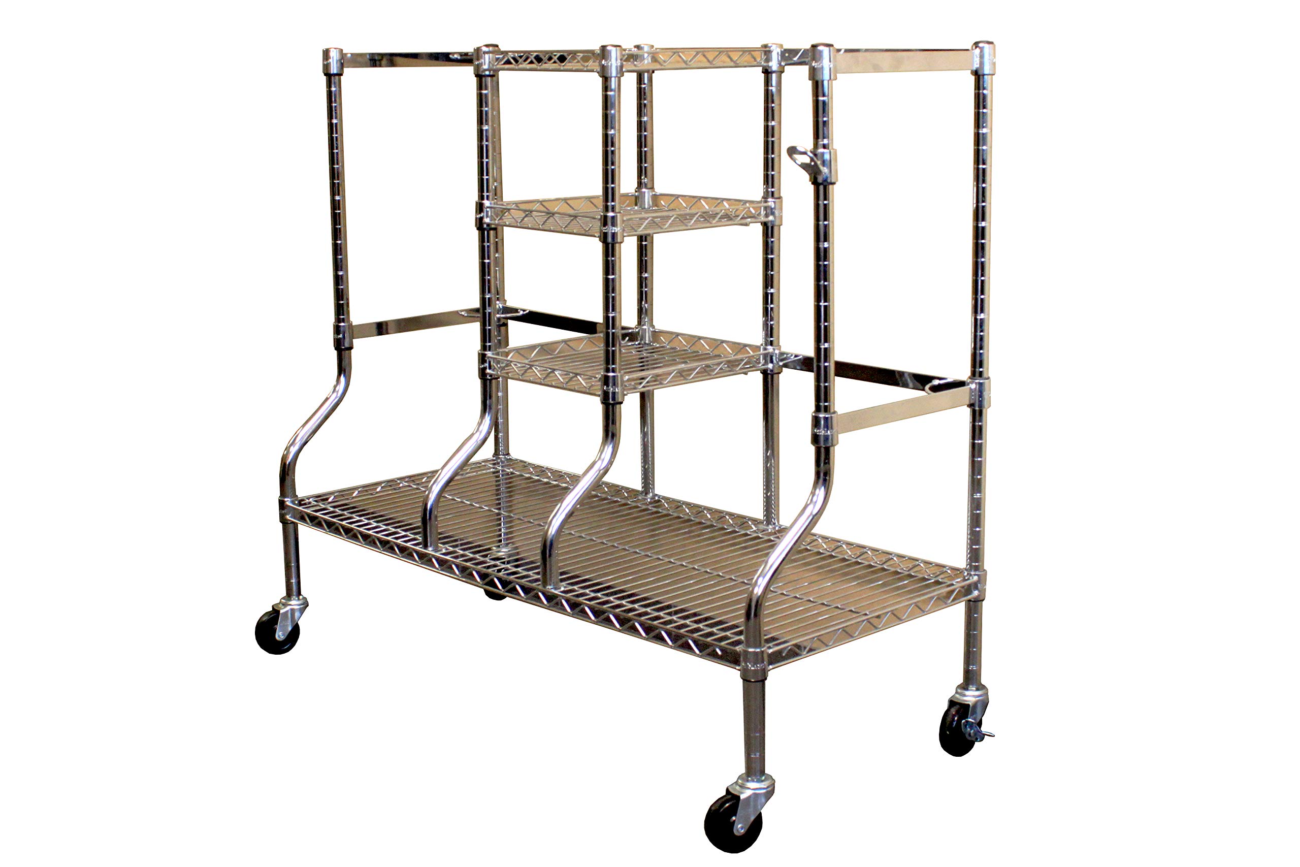 SafeRacks Golf Equipment Organizer Rack HeavyDuty Steel Wire Shelf