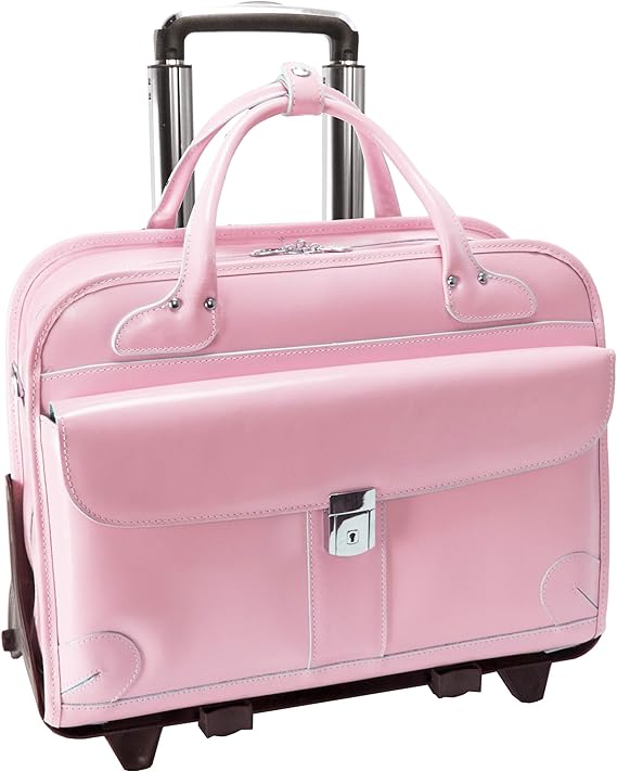 Mcklein Womens Lakewood 15.6" Leather Detachablewheeled