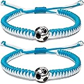 Lavoio Handmade Soccer Bracelet – Multicolor Adjustable Football Jewelry, Perfect Gifts for Soccer Fans, Coaches, and Players – Ideal for Birthdays, Tournaments, and Team Souvenirs