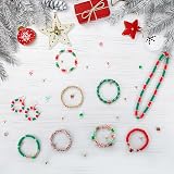 Funtopia Christmas Clay Beads Bracelet Kit 5100+ Pcs for Jewelry Making view 4