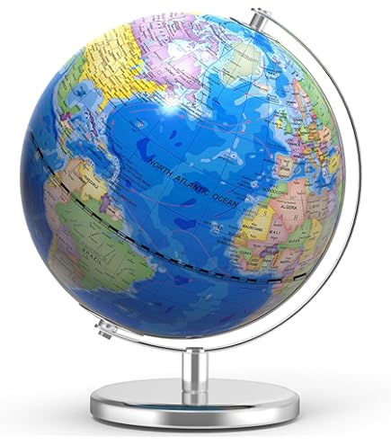 Amazon.com: Replogle Eureka 16 inch desktop globe with up to date