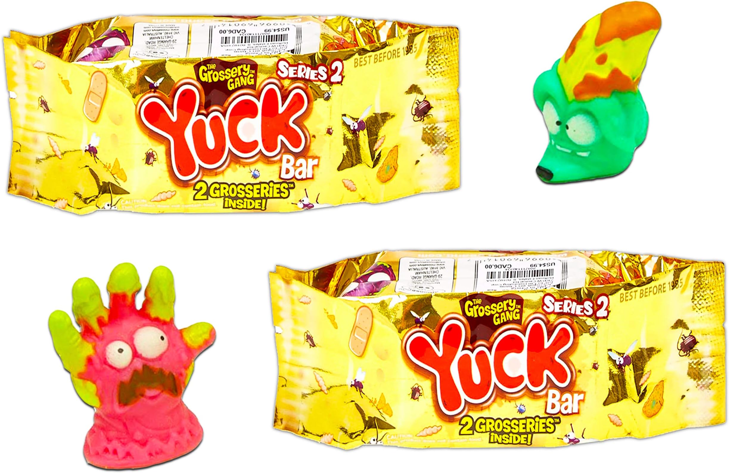 The Grossery Gang Season 2 Blind Bags Yuck Bars (2-pack bundle!)