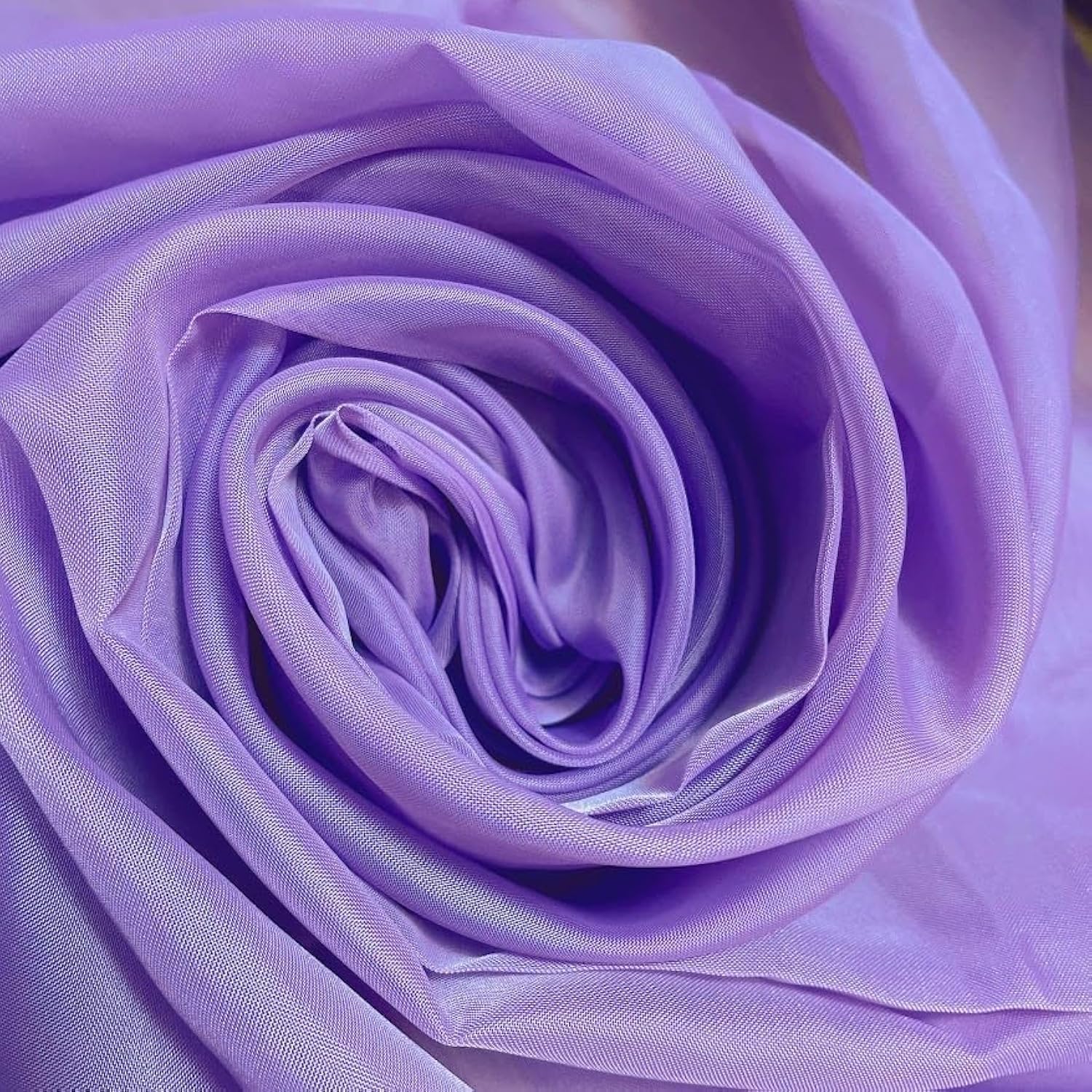 Megachest Wedding Drape Voile Fabric 58 Inches Wide DIY Material (Lavender, 5 Meters Long) — image 1