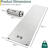 Trail Outdoor Leisure Foil Camping Mat 180x50cm 7mm EVA Grey view 7