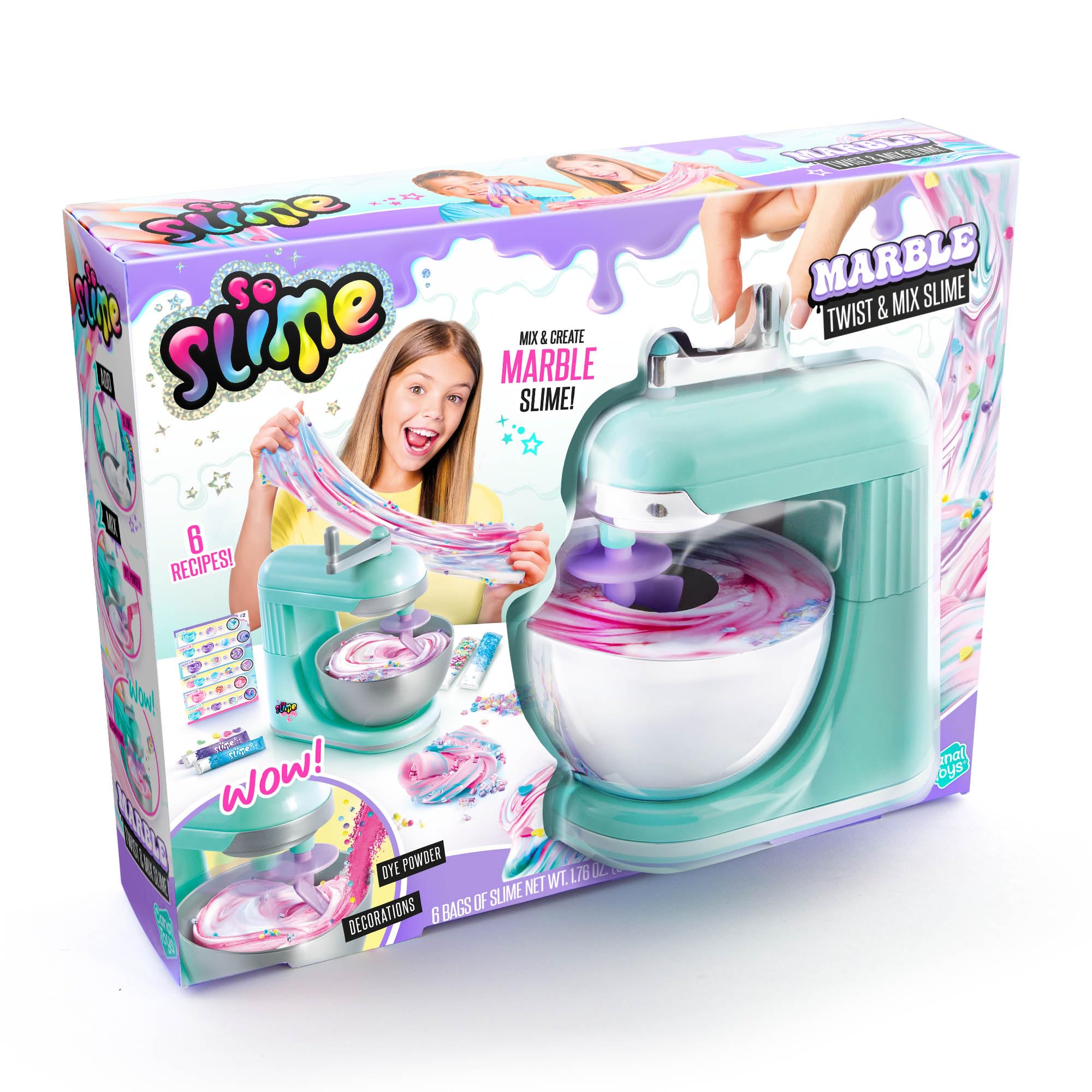 Canal Toys So Slime Marble Twist N Slime Mixer, White