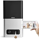 Petcube Bites Wi-Fi Pet Camera with Treat Dispenser: 2-Way Audio, HD 1080p Video  and Night Vision, for dogs and cats. Works with Amazon Alexa (As seen on Ellen)
