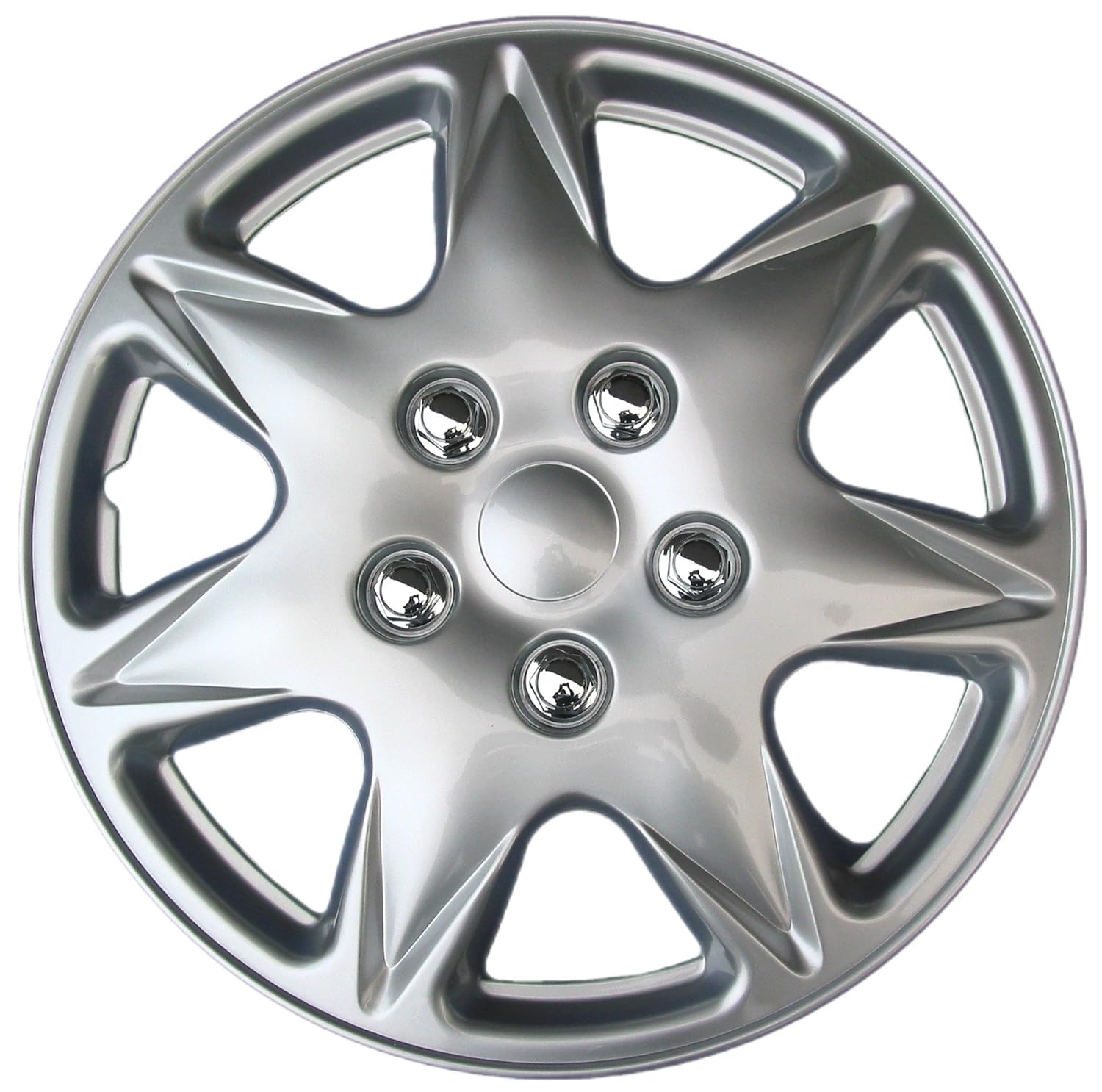 Amazon.com: Drive Accessories KT915-17S/L ABS Silver 17" Plastic Wheel  Cover Hubcap - Pack of 4: Automotive