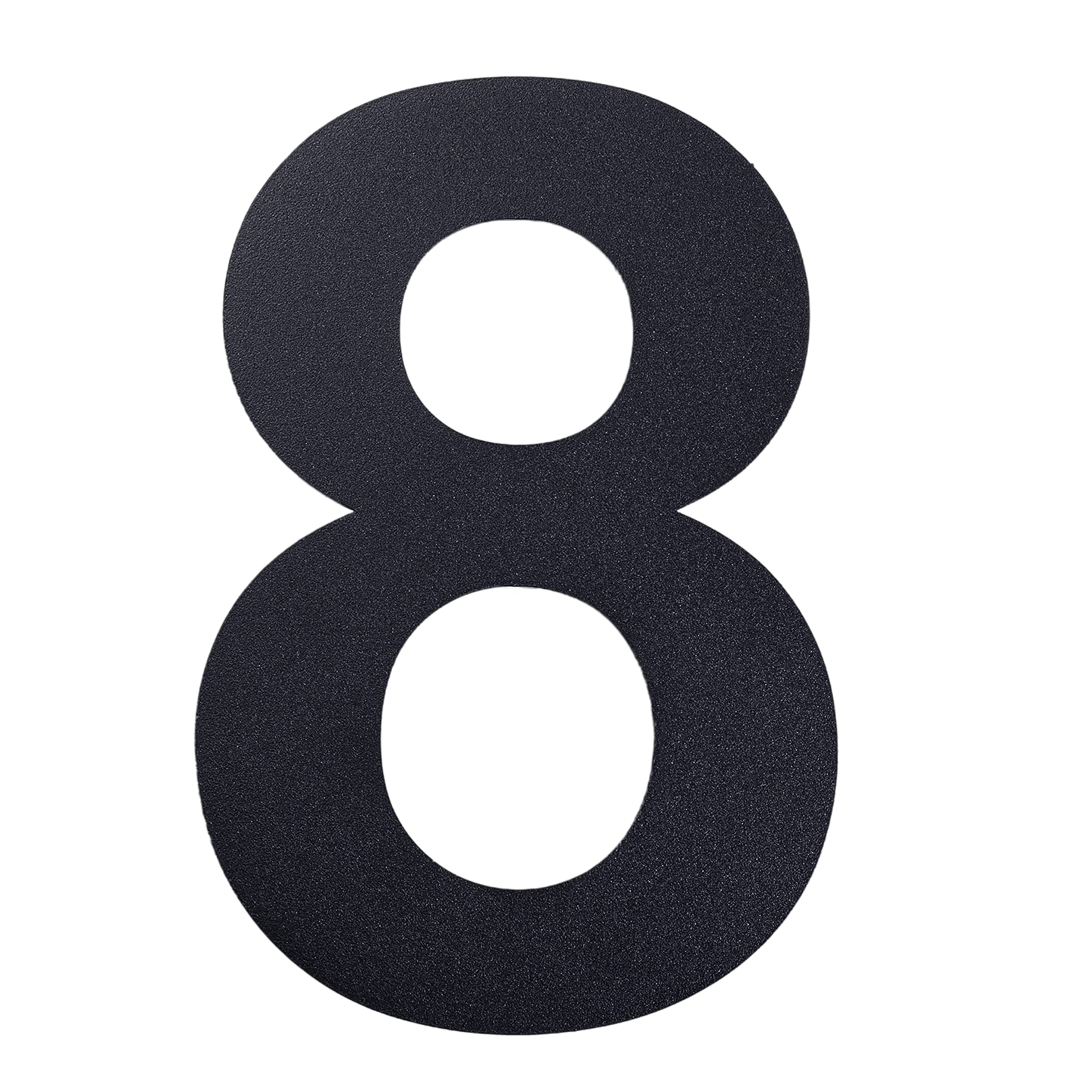 nanlyiau 8in/205mm Modern House Number Floating House Numbers Door Numbers Address Plaque Stainless Steel House Number Powder Coated RAL 7016 Anthracite Grey(7016 8in8)