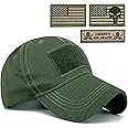 Loneshark Mens Camo Baseball Hats with American Flag USA Patch Tactical Operator Patriotic Caps US Military OCP Ball Hat