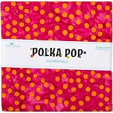 Expressions Batiks Polka Pop Elementals 42 10-inch Squares Layer Cake Riley Blake 10-21401-42