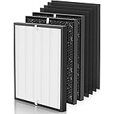 Generic 3000 Replacement Filter Compatible with Air Doctor 3000 Air Purifier, 1 Premium Filter + 2 Activated Carbon Filters + 4 Pre-Filters