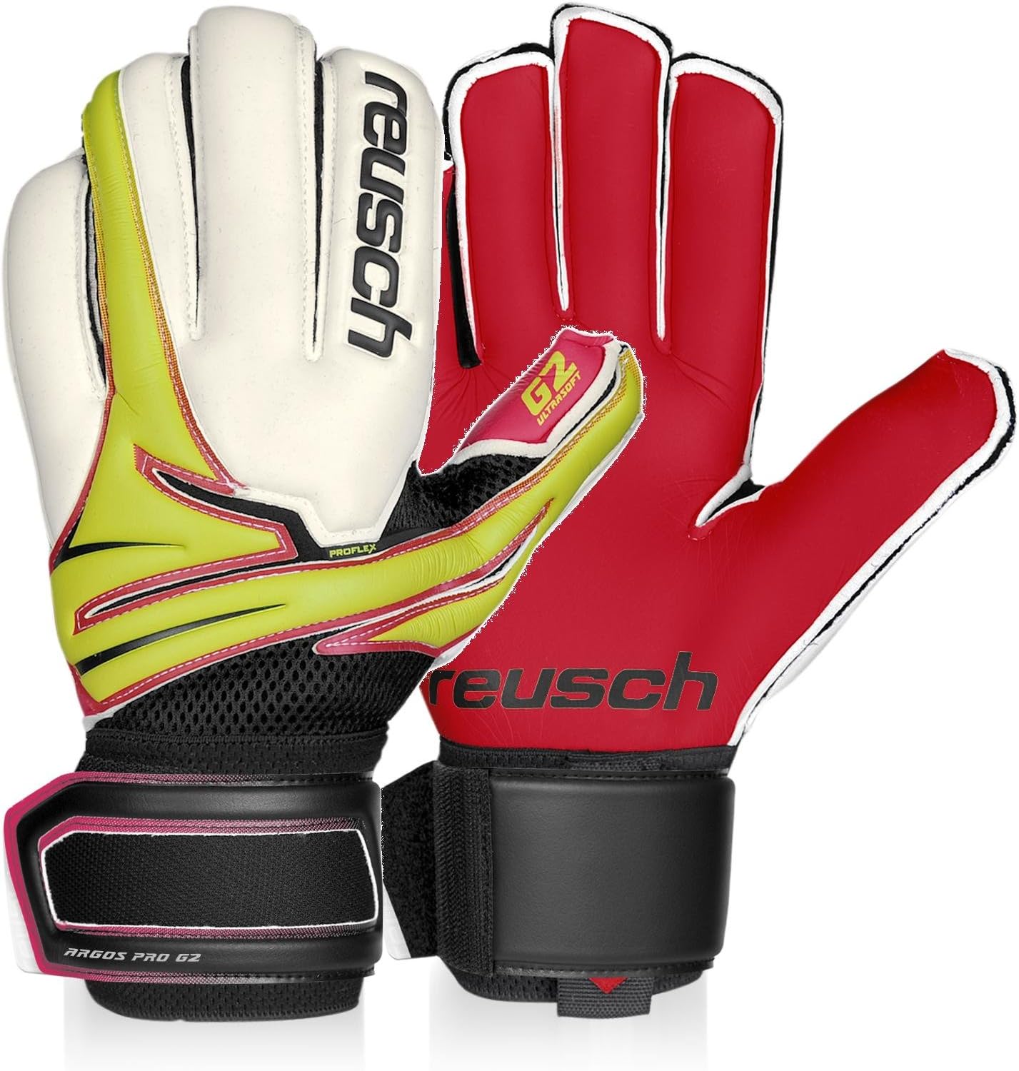 Special Offer Goalkeeper Gloves REUSCH ARGOS Pro G2 Junior Gloves TOPOfTheRange lime Size5.5