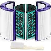 TP04 Replacement Filter for Dyson HP04 TP04 DP04 TP05 DP05 Air Purifi-er Sealed Two Stage 360&deg; Pure Cool Fan Combi Glass HEPA Filter &amp; Activated Carbon Filter (Not for HP07,TP01,TP02,TP07,HP09)
