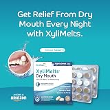 XyliMelts Dry Mouth Relief Discs Unflavoured 80 Count – Overnight Moisture view 6