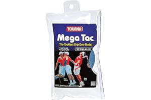 Tourna Mega Tac Extra Tacky Overgrip, 10-Pack