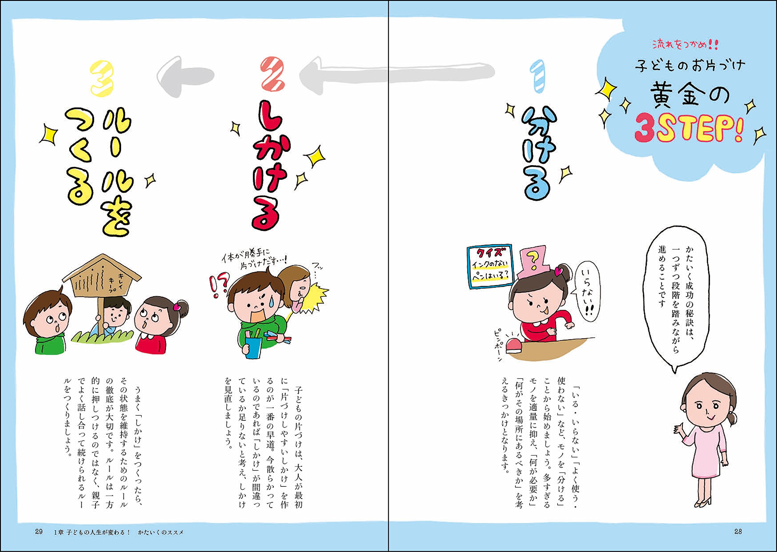 子どもがどんどん整理整頓したくなる お片づけ帖 カール 友波 本 通販 Amazon