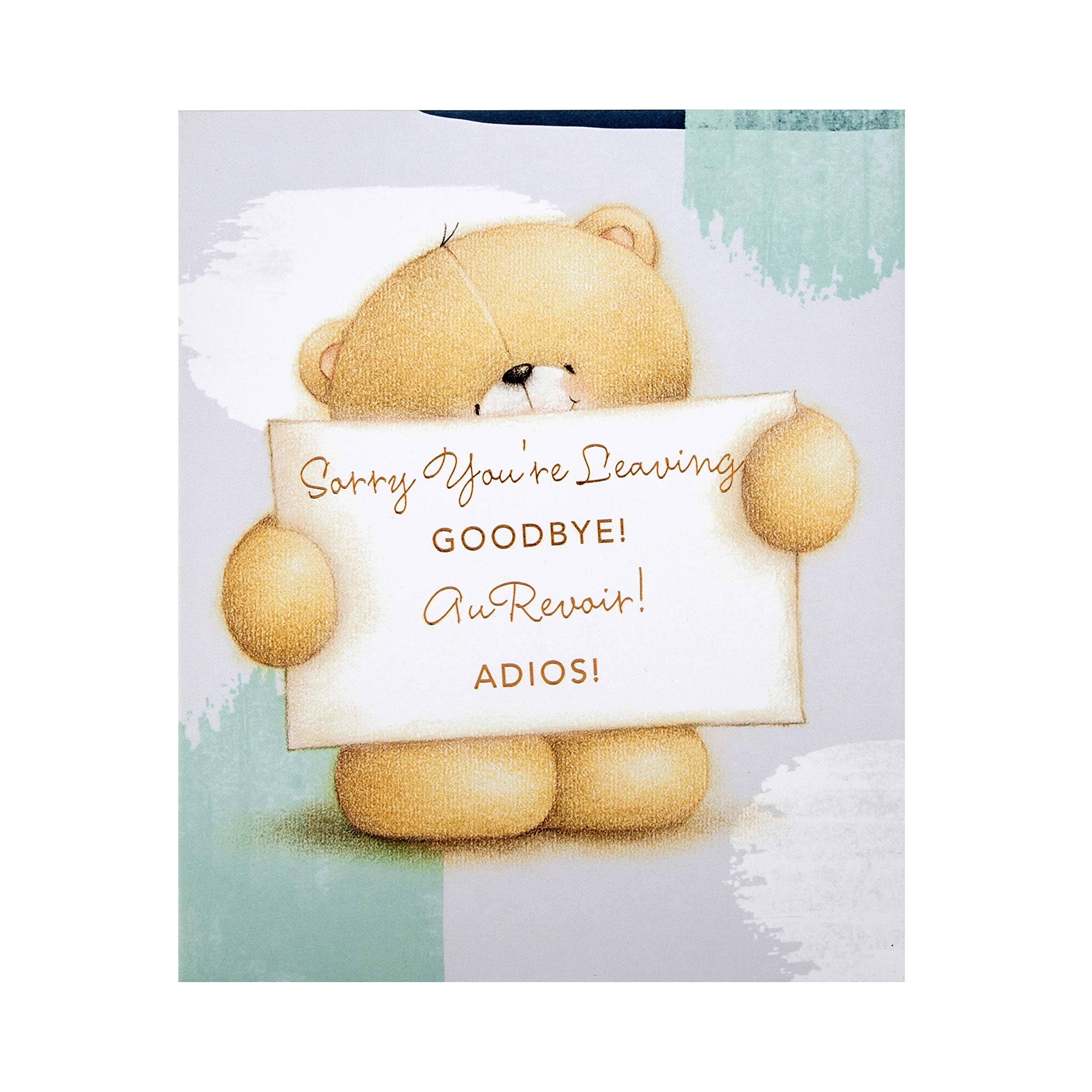 Hallmark Leaving Card - Cute Forever Friends Design