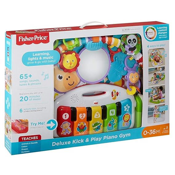 gimnasio fisher price piano pataditas musicales