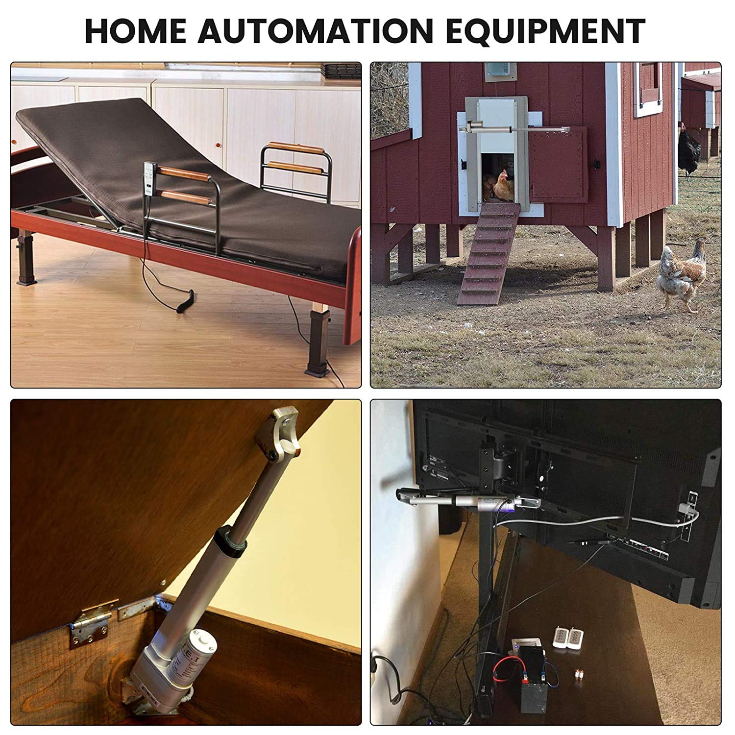 Linear Motion Actuators Linear Actuator Motor Max 450 Lbs 40 Inch 1000mm Stroke Dc 12v 5mm S Heavy Duty Duarable Motor With Mounting Brackets And Remote Controller Power Transmission Products