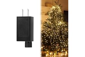 AULOCK 29V 0.2A Class 2 Power Supply - Christmas Tree LED String Lights Adapter, 12W IP44 Waterproof Transformer Replacement Plug for Thanksgiving, 1 Pack
