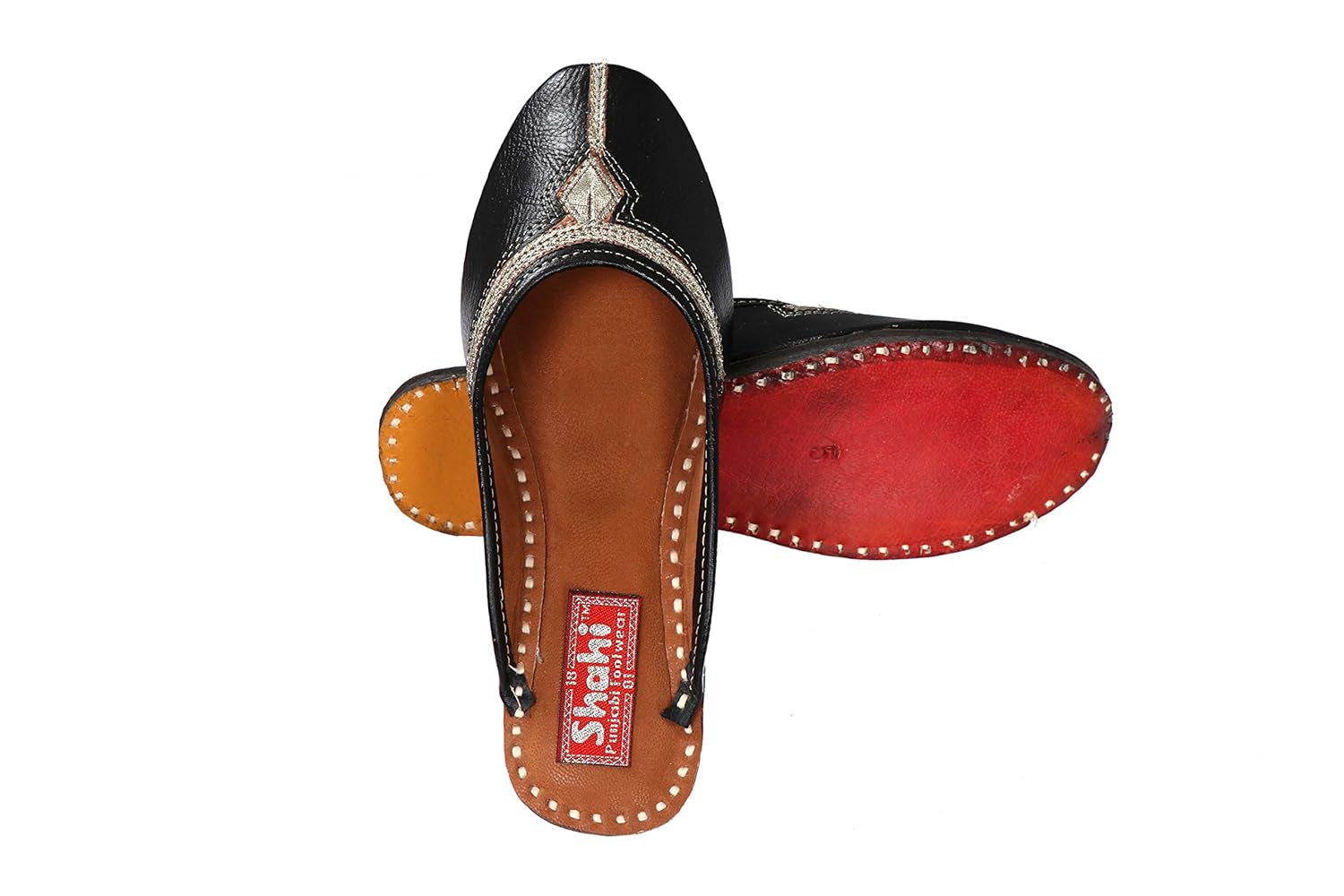 shahi back open leather punjabi jutti for women spf-900