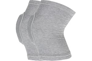 RIMOEV Brace Pads Elbow Protector, 1 Pair Arm Brace Support Fitness Arm Knee Protector, Breathable Anti-Collision Sponge Elbow Protection Pads for Basketball Football Tandem Elbow Pads Volleyball Gray