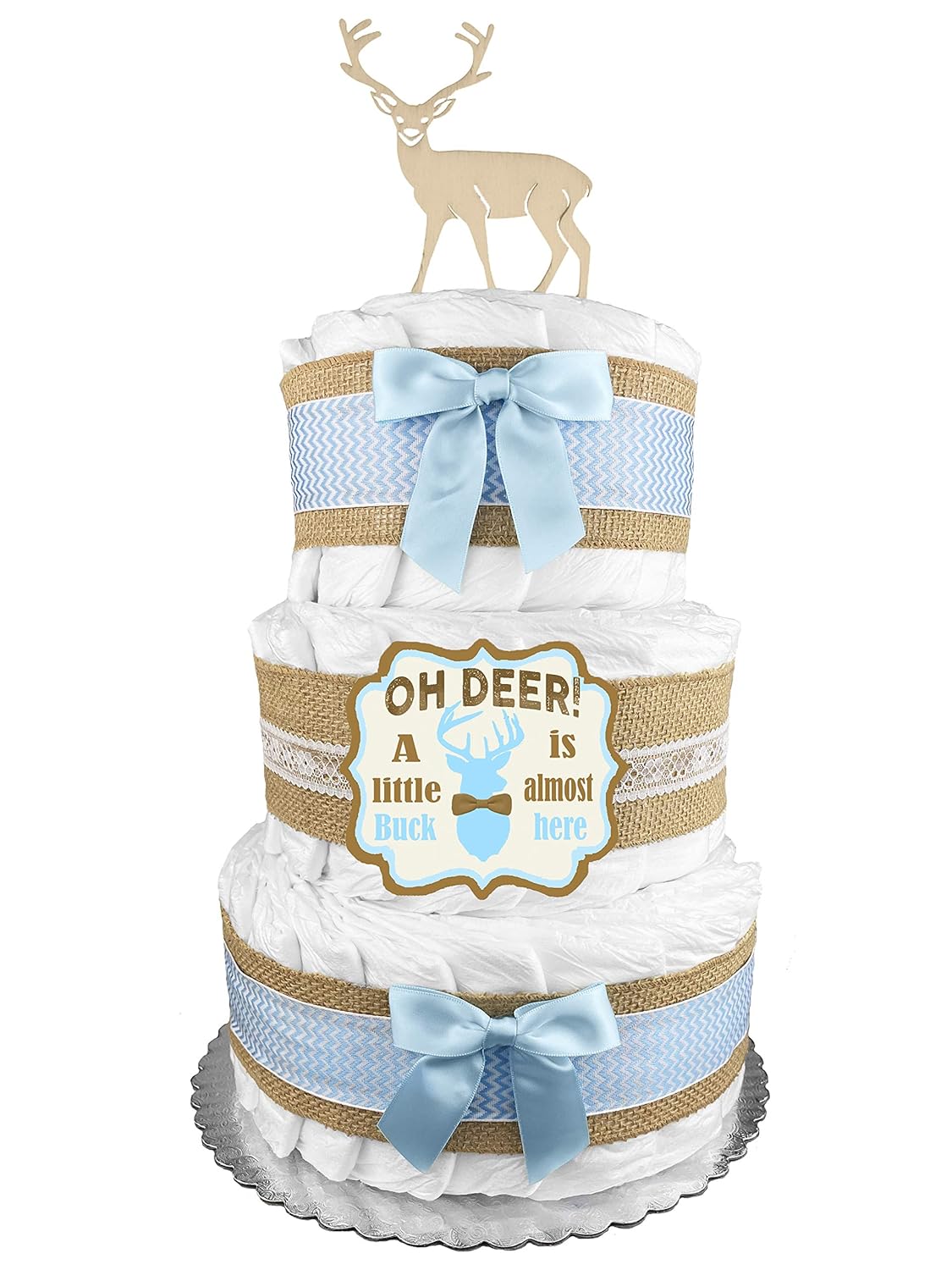deer diaper cake