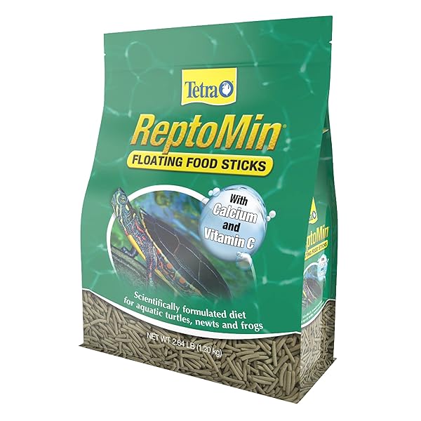 TETRA REPTOMIN FLOATING FOOD STICKS, FOR AQUATIC TURTLES, NEWTS AND FROGS, 2.65 LBS