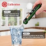 ThermoPro Meat Thermometer Foldable Probe Backlight Calibration IPX6 Olive Green view 7