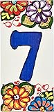 House numbers 6 inch. Handpainted house number