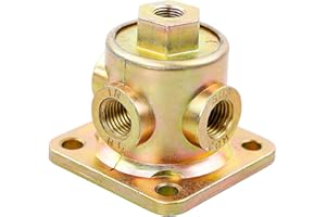 LNKVORX 90554615 3-Way Pilot Valve - Replacement for Haldex 90554615 Pilot Valves - 1/8"-1/4" NPT Ports Air Ride Pilot Valves for Semi Trailers and Trucks