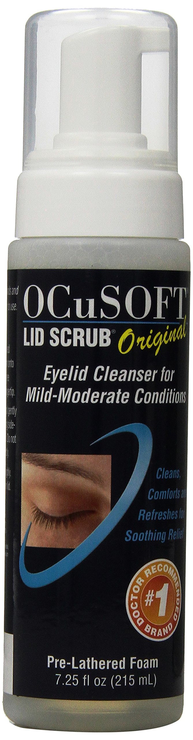 Ocusoft Lid Scrub Foaming Eyelid Cleanser, 7.25 Fluid Ounce Buy Online
