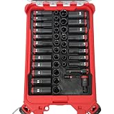 Insert Organizer Compatible with Low Profile Milwaukee Packout (48-22-8436) and 3/8" Shockwave Impact 43-Piece Socket Set (49-66-7009) Insert Only