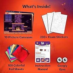 Skillmatics Foil Fun - Halloween, No Mess Art for