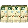 365 by Whole Foods Market, Organic Apple Juice Box, Reduced Sugar, 8 Pack, 6.75 Fl Oz