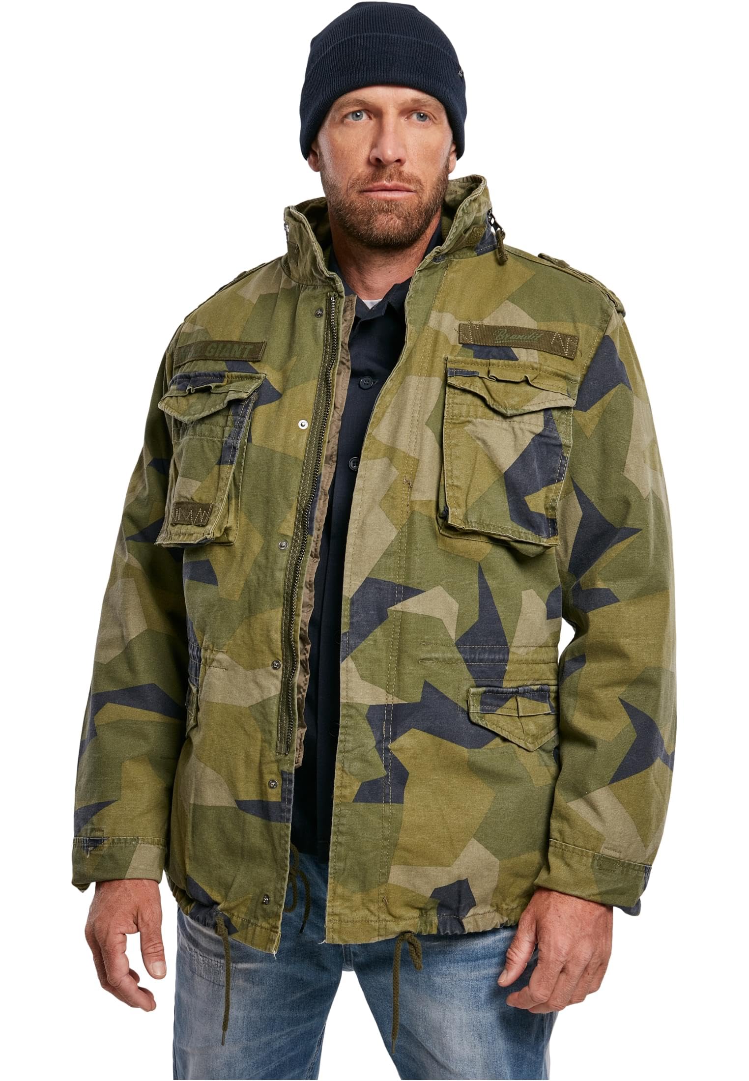 Brandit Chaqueta Gigante M-65 Hombre Camuflaje Sueco Talla M