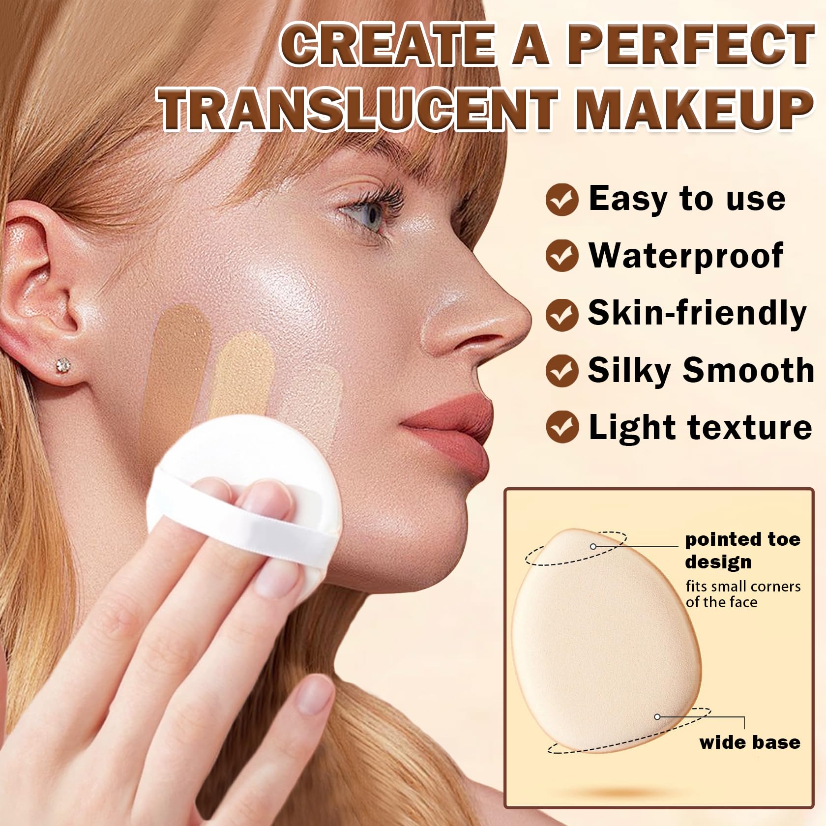 LZXLUKGIR Magic Minerals Airbrush Foundation Full Coverage,Airbrush Flawless Setting Spray Foundation for Mature Skin,Moisturizing Foundation Makeup for Mist Finish(01 Natural/Warm Porcelain)