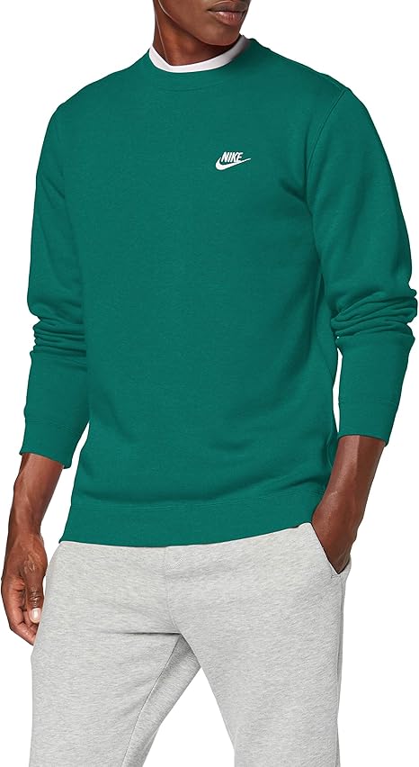nike club sweatshirt green
