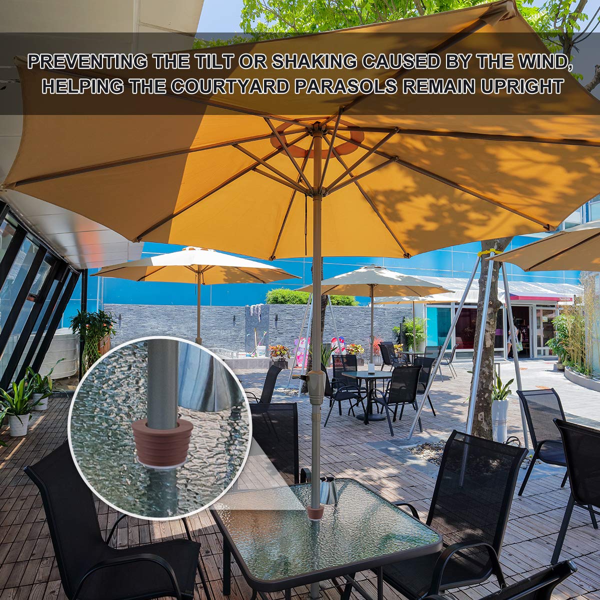 umbrella stand upright