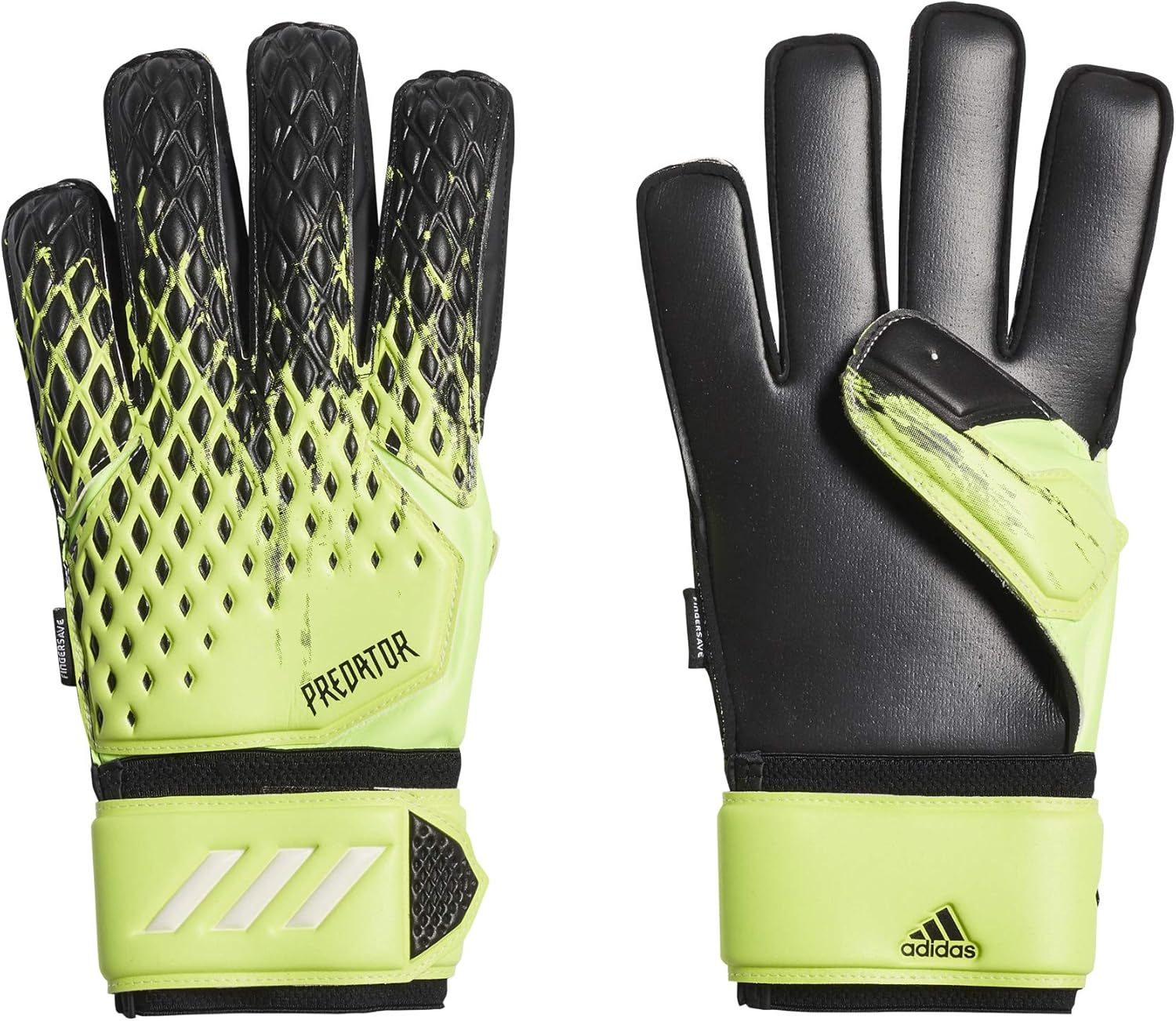 adidas PREDATOR GL MATCH FINGERSAVE Goalkeeper Gloves Size Amazon.co