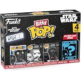 Funko Bitty Pop Star Wars Pack 4 Dark Vador/TIE Fighter Pilot/Stormtrooper/Mystérieux Figure
