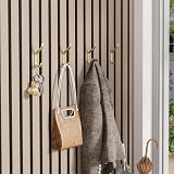 susswiff Gold Wall Hooks 10KG Metal Hangers with Screws 10cm 10-Pack view 5