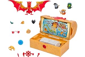 Treasure X Lost Lands Mystery Treasure Chest | Unlock & Reveal 25+ Surprises! Smash Dragon Block, Solve Puzzle, Insert Dragon Eye for Ultimate Surprise