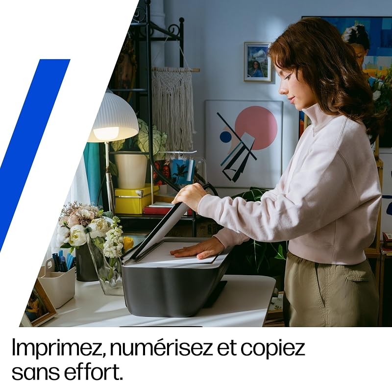 DeskJet 2920, 89F97B, Imprimante Multifonction, Jet d’Encre A4 Couleur, Recto/Verso Manuel, 7,5 ppm, Wi-FI, 3 Mois d'InstantInk Inclus, Noire