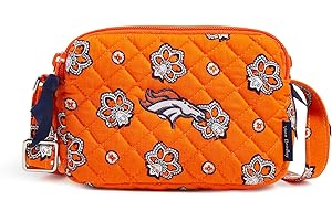 Vera Bradley Women's Cotton NFL Small Stadium Crossbody Bag (Multiple Teams Available)