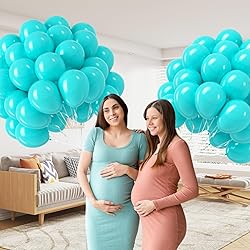 Teal Balloons 12 inch, Turquoise Latex Balloons