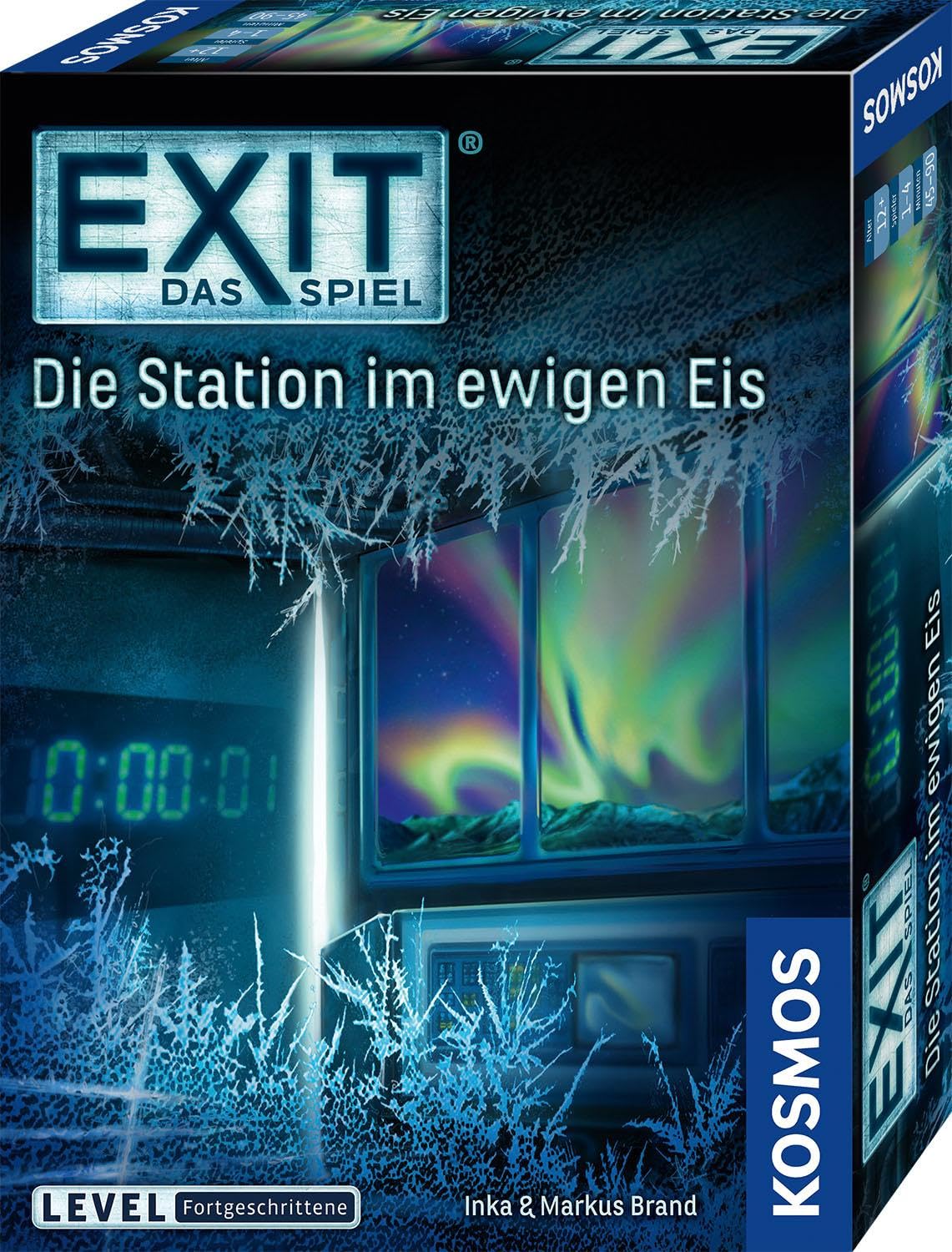 Kosmos Games 692865 - Exit Series - Das Spiel “Die Station im ewigen Eis” - Advanced Level Room Escape Game, 1-4 Players Aged 12 And Over, One-Time Event Game For Adults And Children (German Edition)
